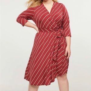 Lane Bryant wrap dress